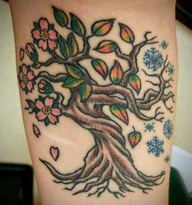 My beautiful Four Seasons Tree of Life from Dean.