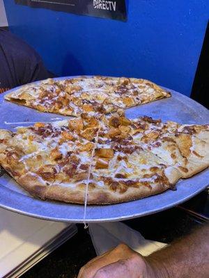 Buffalo chicken pizza