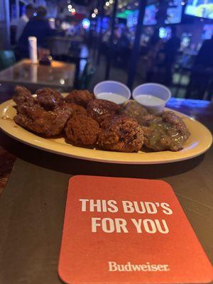 Variety of buffalo wings, wings