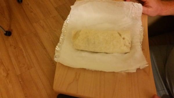 Steak burrito