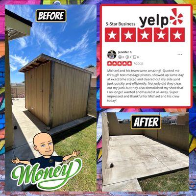 Shed Removal - Brea, CA