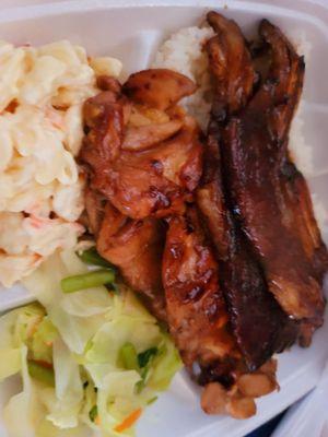 Korean Short ribs and BBQ chicken