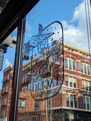 19th century architecture of OTR through the windows