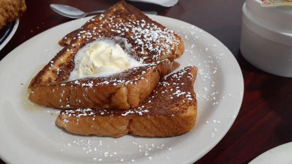 French Toast included with combo breakfast.