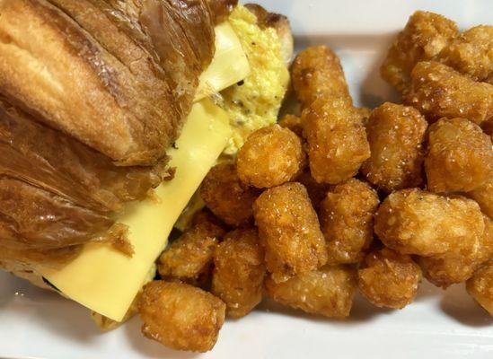 croissant BEC with TOTS