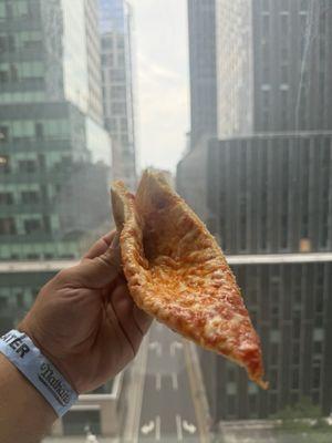 A slice and a city