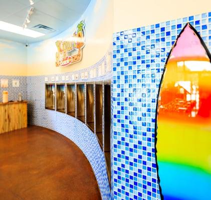 Here's our flavor wall - so many options to choose from!!!!