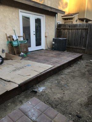 Finished deck