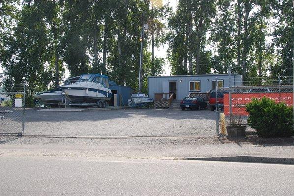 Our yard located on Hayden Island.