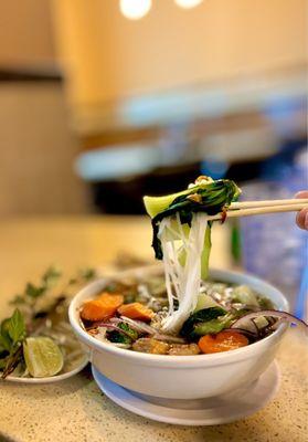 Tofu and Veggie Pho - so comforting and delicious :)