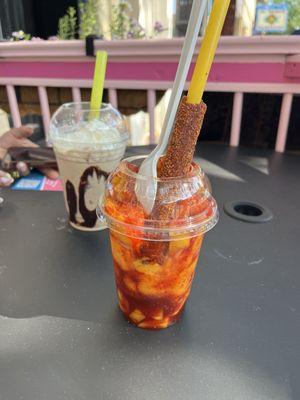 mangonada, ferrero rocher vanilla shake