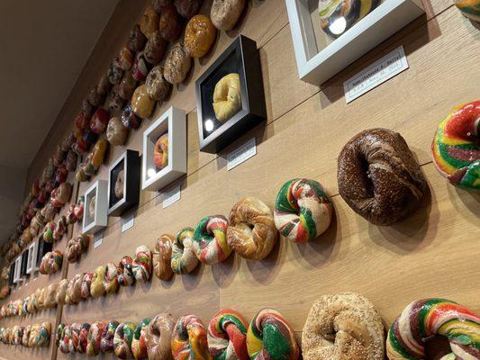 Bagel wall art