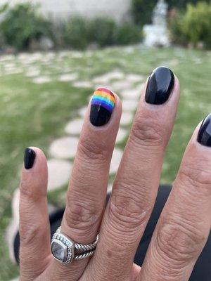 Pride nails