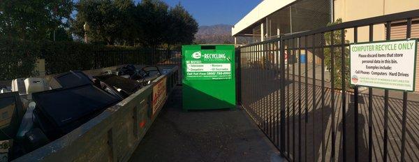 E-recycling bin