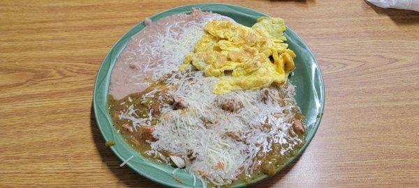 Enchilada and Eggs