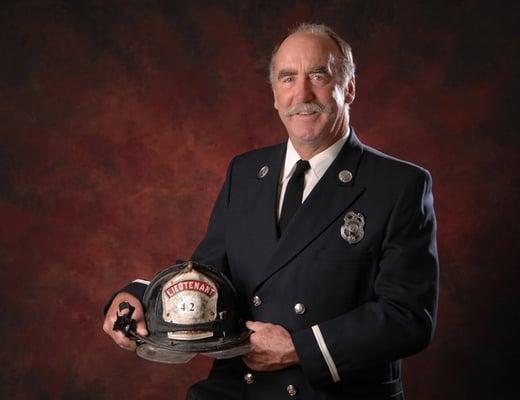 Firefighter portrait