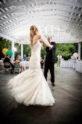 Mr. and Mrs. first dance