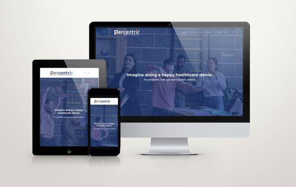 Website design for Percentric