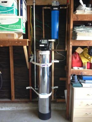 Carbon whole house filtration is a must for protecting your home's plumbing and your health.  Various systems are available.