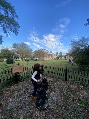 Family memorial garden.