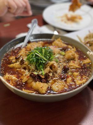 Bowl of Chili Oil with Fish