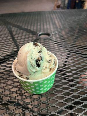 Peanut butter cookie gelato