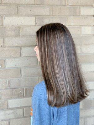 Partial highlights with enough depth to stay on point for fall!