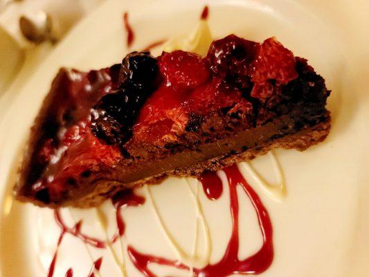 Chocolate and Berries Tart