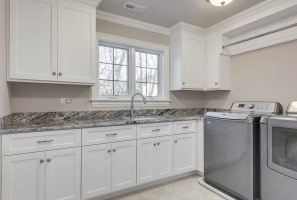 Granite or quartz countertops keep your space clean, polished and ready to handle life!