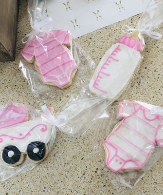 Decorated sugar cookies