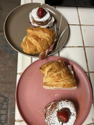 Breakfast croissants split!!