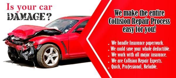 Affordable collision repair and paint.