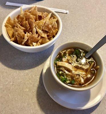 Hot and sour soup.