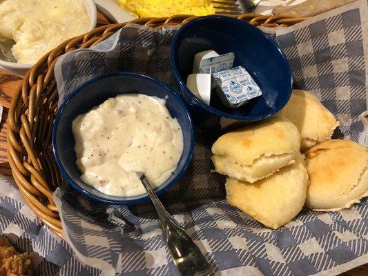 Biscuit Signature Homemade Buttermilk Biscuits and Sawmill Gravy