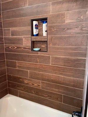 6x48in wood plank tile