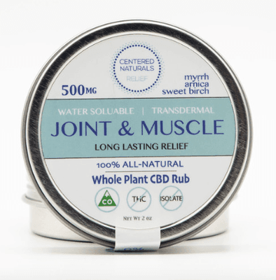 Get prolonged pain relief with our Joint & Muscle CBD Rub!