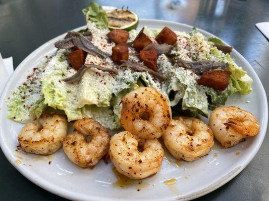 Shrimp Ensalada Caesar de Tijuana