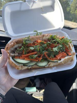 Banh Mi - Huge, fresh, and delicious.