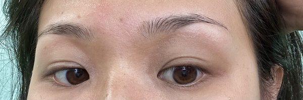 My eyebrows post threading