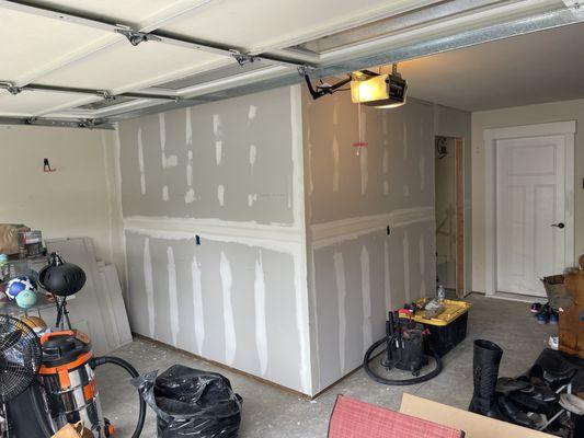 creating an office space inside the Garage.