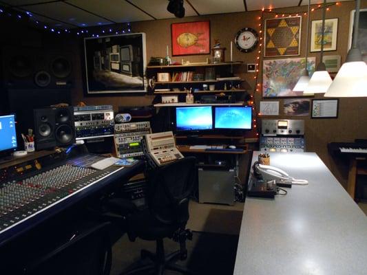 ProTools Station and equipment racks.