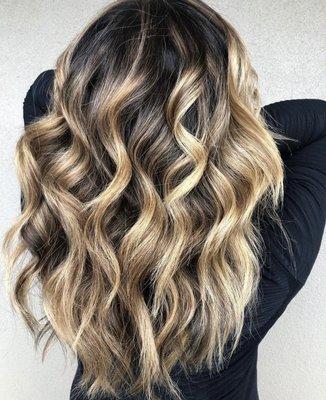 Back balayage