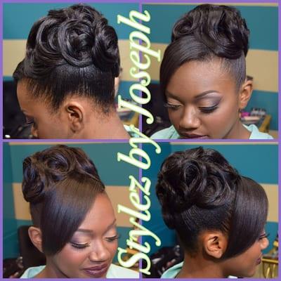 Gorgeous up-do for prom.