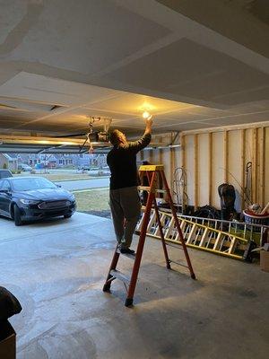 BEFORE PIC - Garage Light