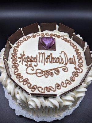 Inscribed Mother's Day Cake