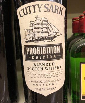 11/8/18. Thursday afternoon. Cutty. Prohibition Edition.