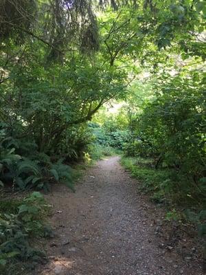 The entrance to the park!