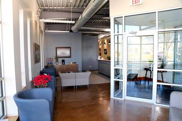 Heck Family Dentistry waiting room and reception area