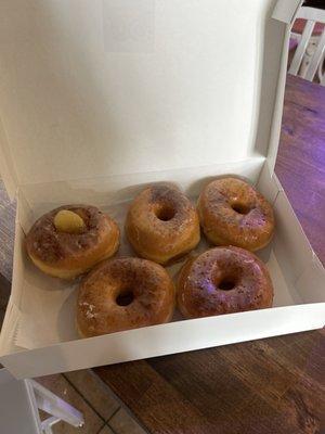 Some type of cinnamon donuts (super yummy)!