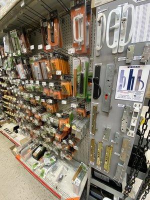 In stock sliding patio door handles and rollers